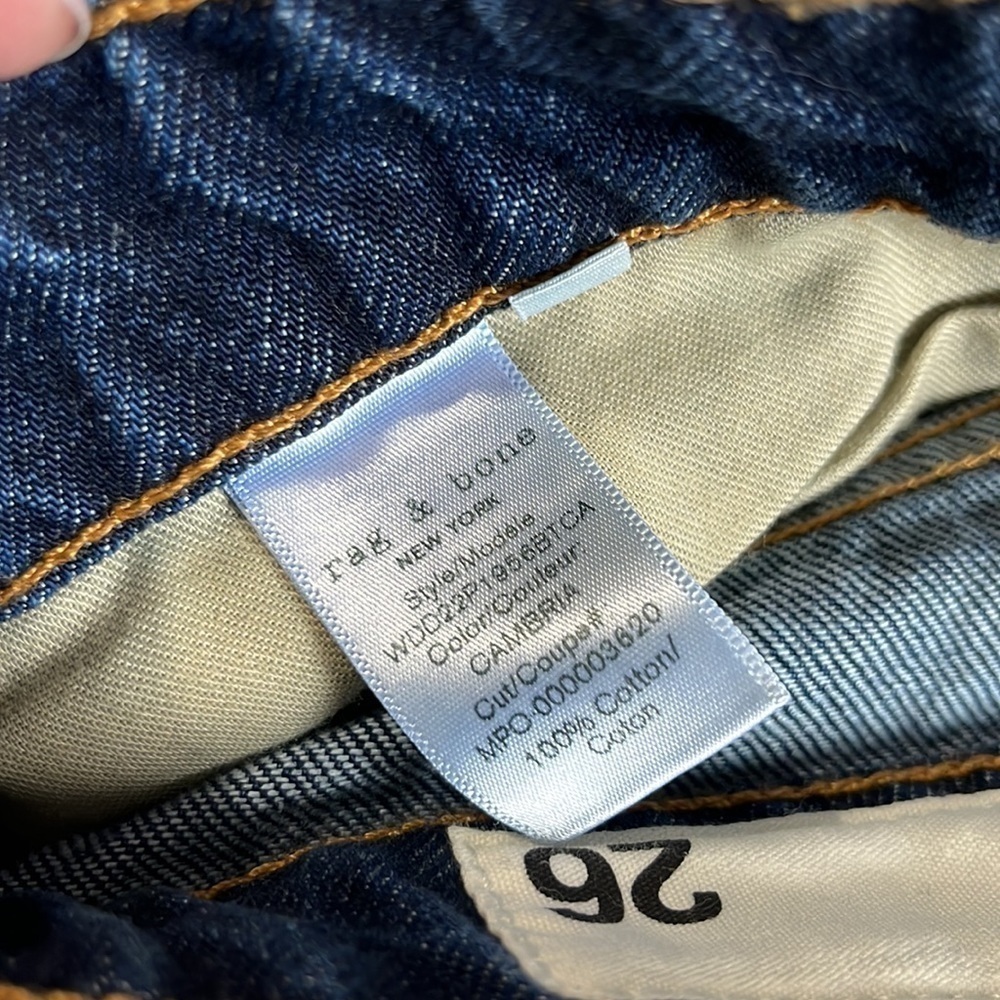 Rag & Bone Cambria Dre Low Rise Short Size 26 NWT - Picture 10 of 15